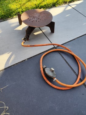 Gaspit en drukregelaar
