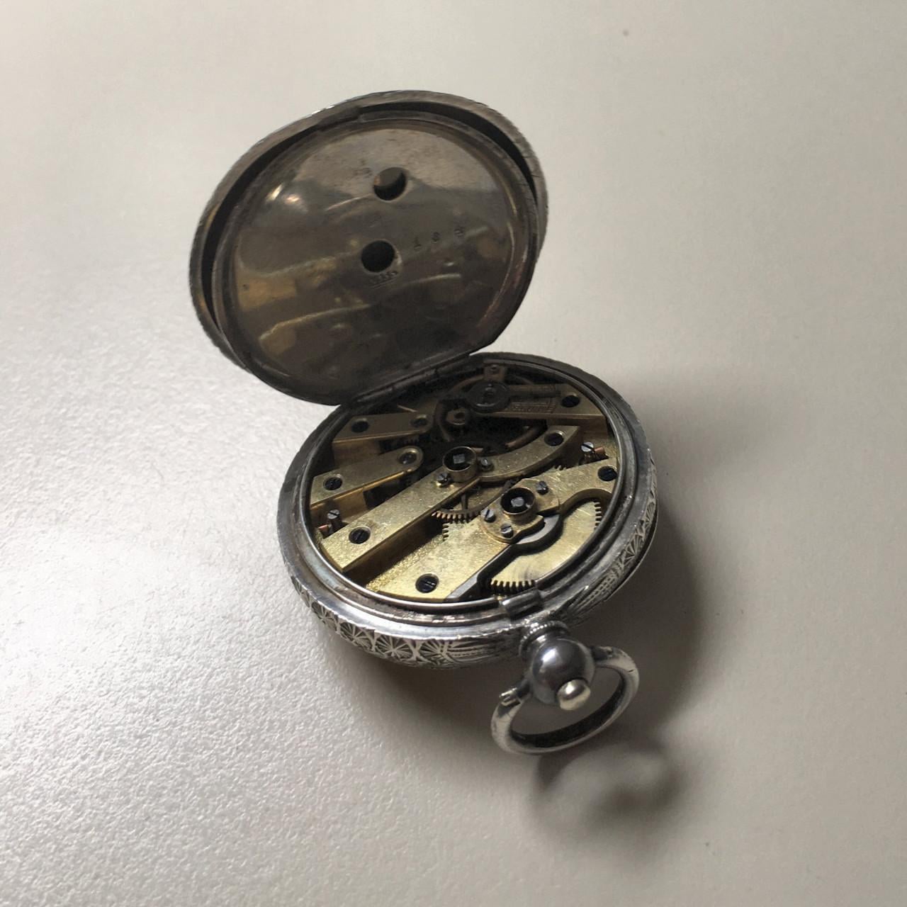 Argentum silver Ladies Pocketwatch 1888