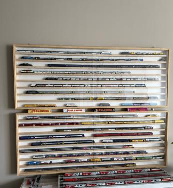 Vitrinekasten 4 stuks voor modeltreinen