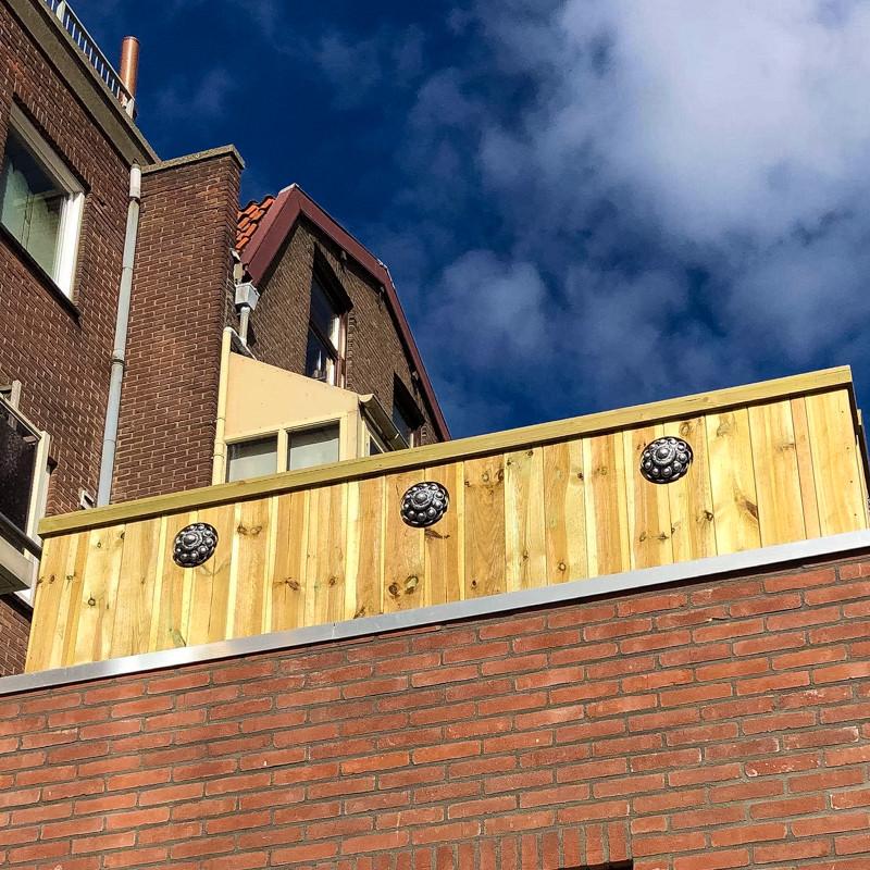 Zeeuwse knop bloembakken projecten ter inspiraties L225 x B35 x H85