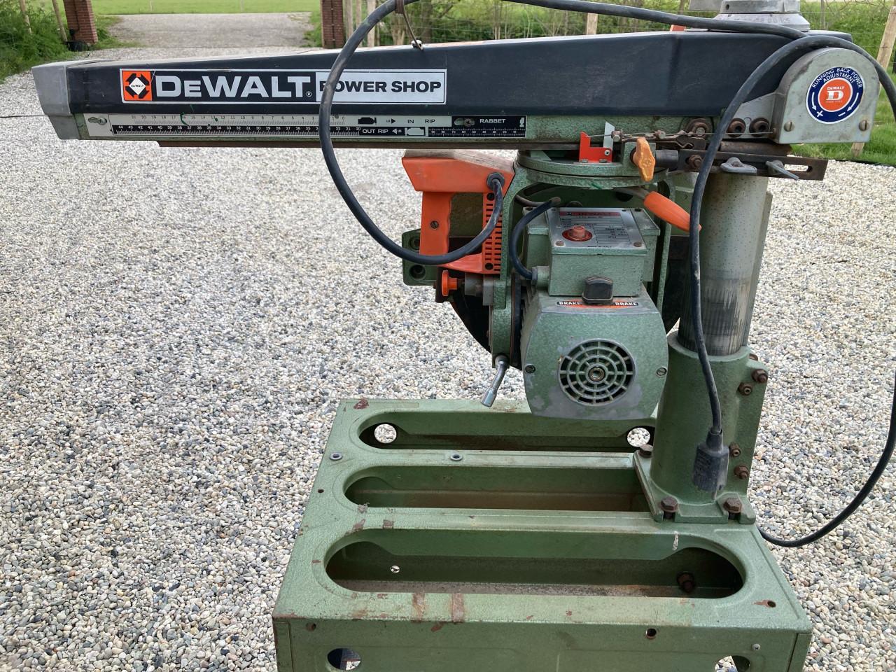 DeWalt DW 125 PowerShop Radiaalzaag 230v