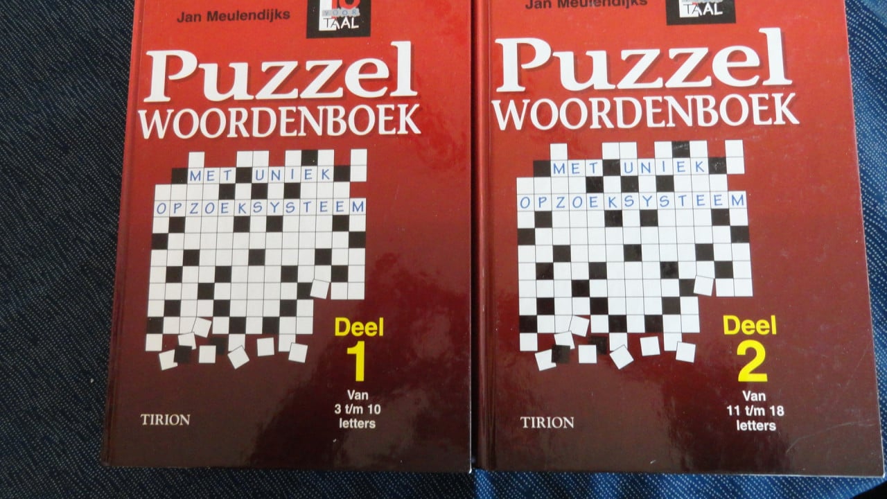 Puzzelwoordenboek deel I en II van Jan Meulendijks – BOEKEN ZIJN NIEUW