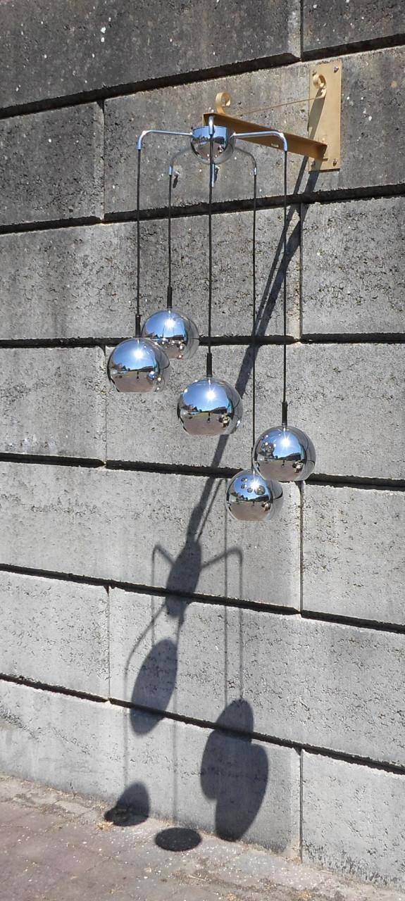 Vintage Cascade Lamp Chroom