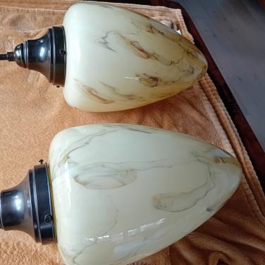 Prachtige art deco hanglampen