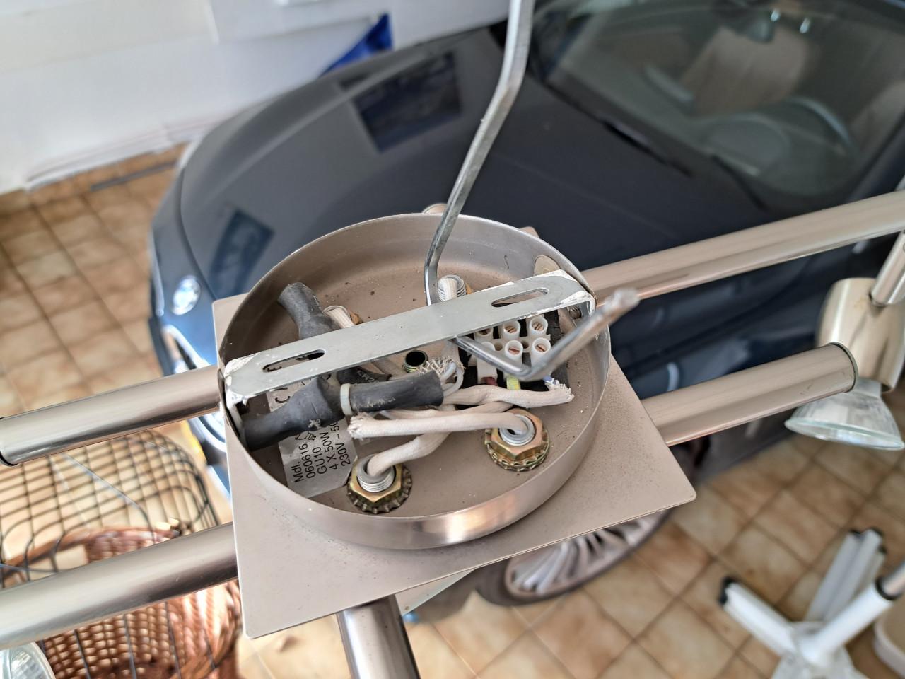 Plafondlamp roestvrijstaal