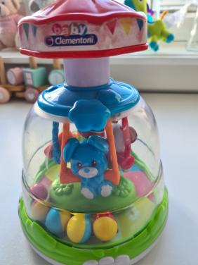 Bromtol dieren draaimolen van Clementoni