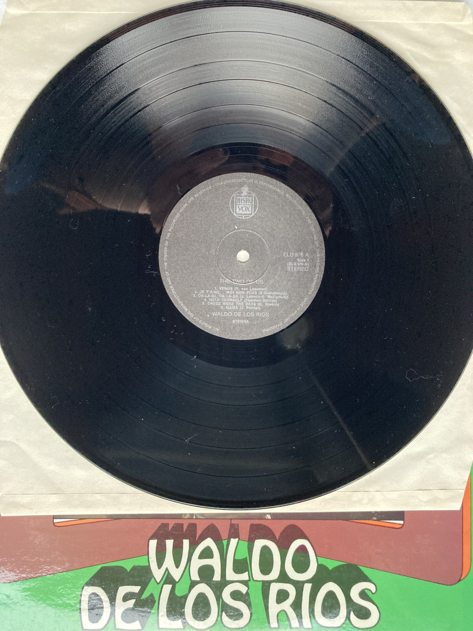Waldo de los Rios The 2 of Us dubbel lp ELD 976 Hispavox