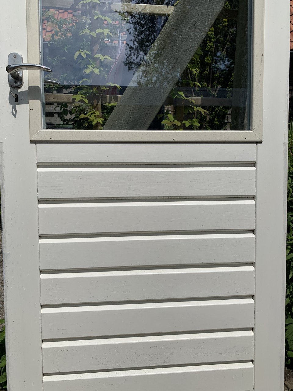 Buitendeur - Merbau hardhout - HR++ glas - 83 x 201,5 cm - ZGAN