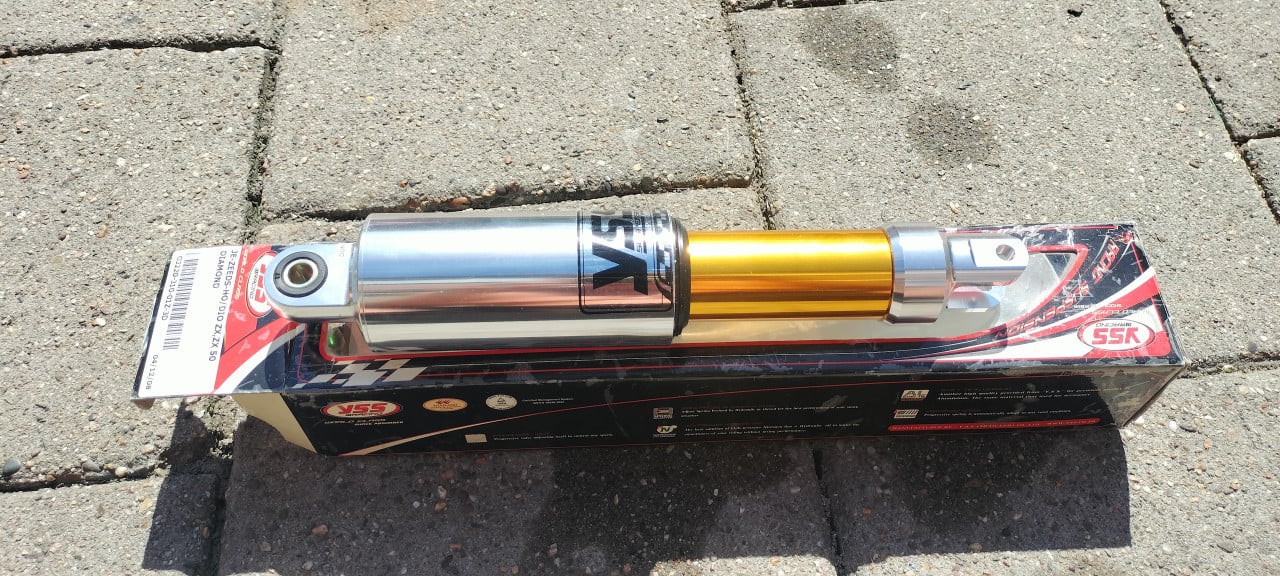 Schokbreker schokdemper vering scooter nieuw