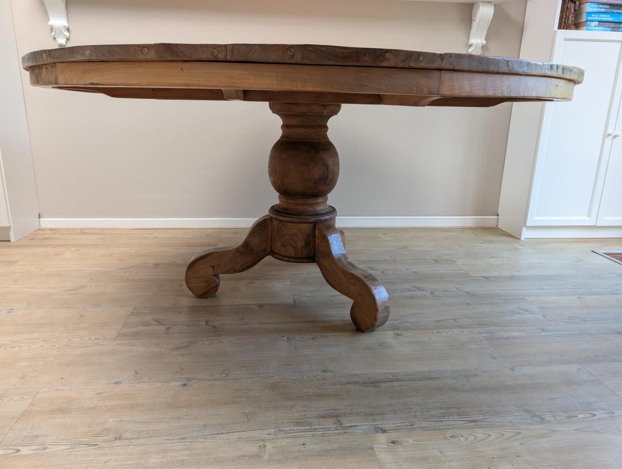 Ronde Teak eettafel 160cm