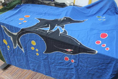 Sarong met dolfijnen