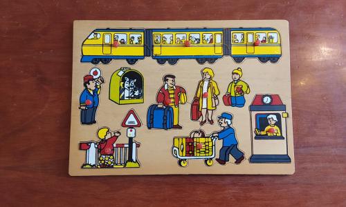 Puzzel van hout