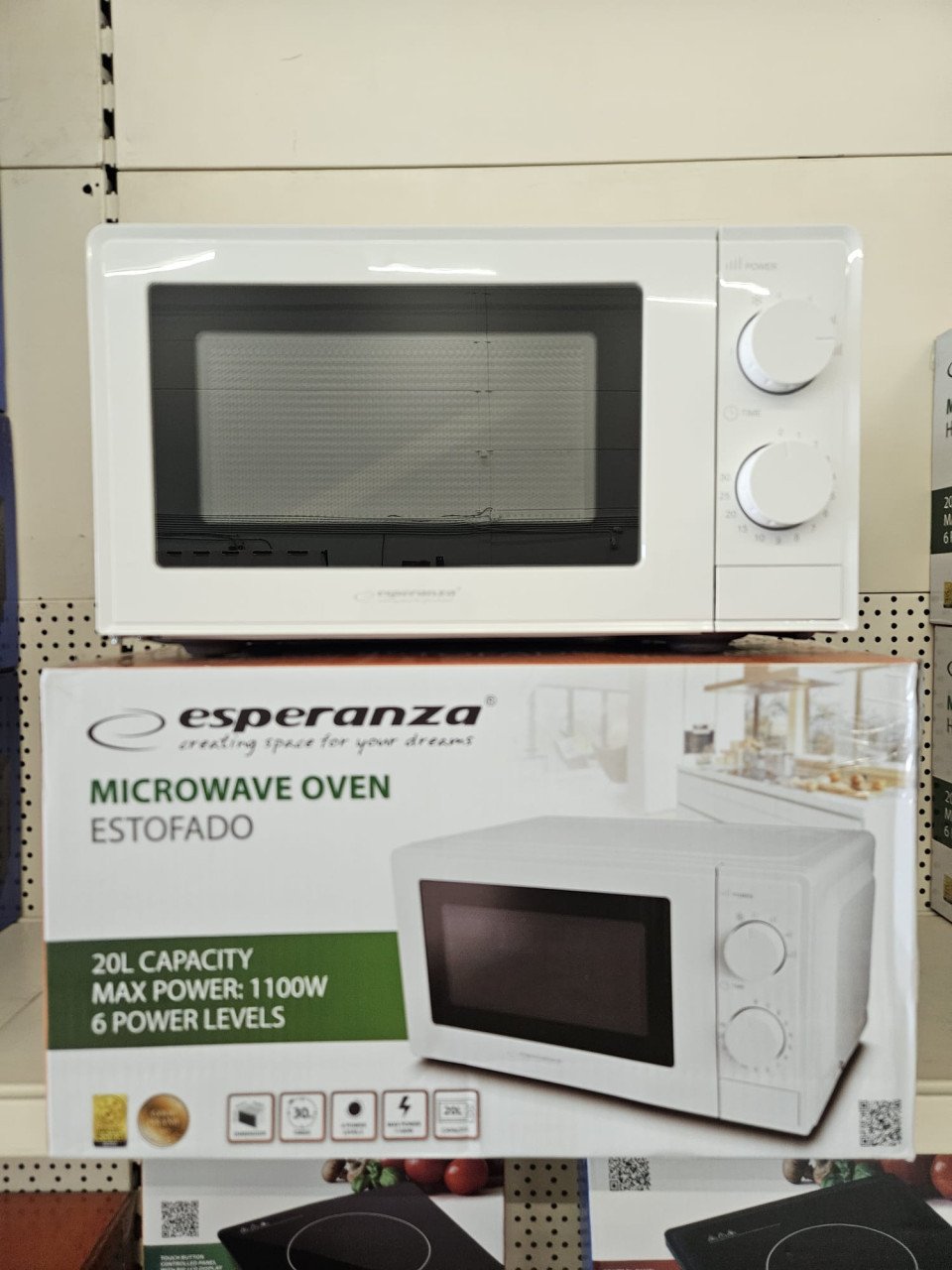 Magnetron Oven – 20L | 1100W | 6 Vermogensstanden