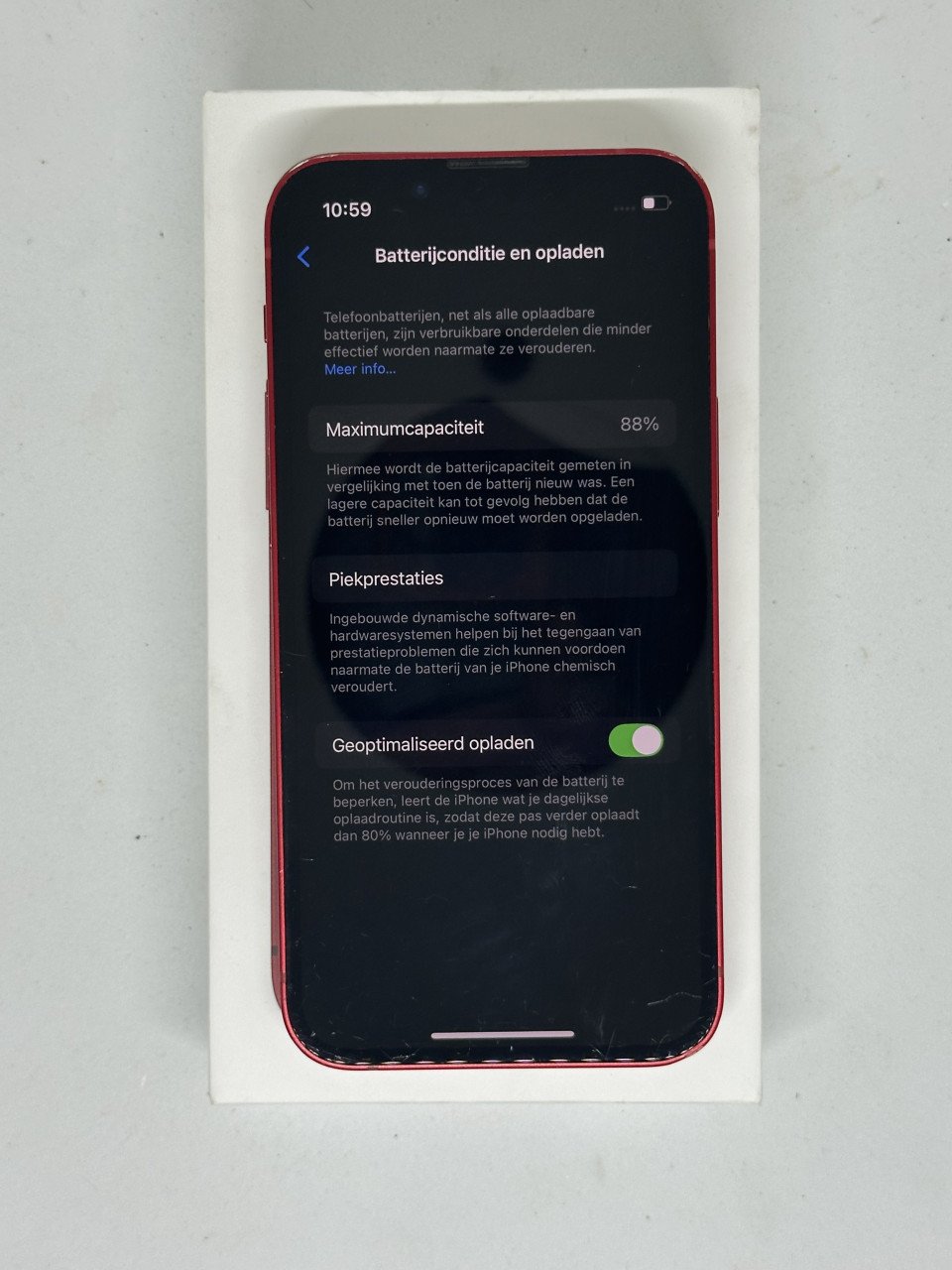 IPhone 13 mini  rood  128GB
