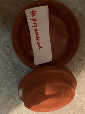 Aardenwerk schaaltjes en plastic