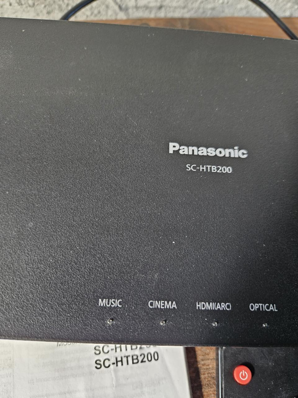 Panasonic SC-HTB200 Soundbar met afstandsbediening