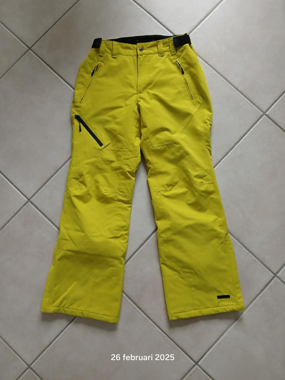 Icepeak gele skibroek unisex   S-M