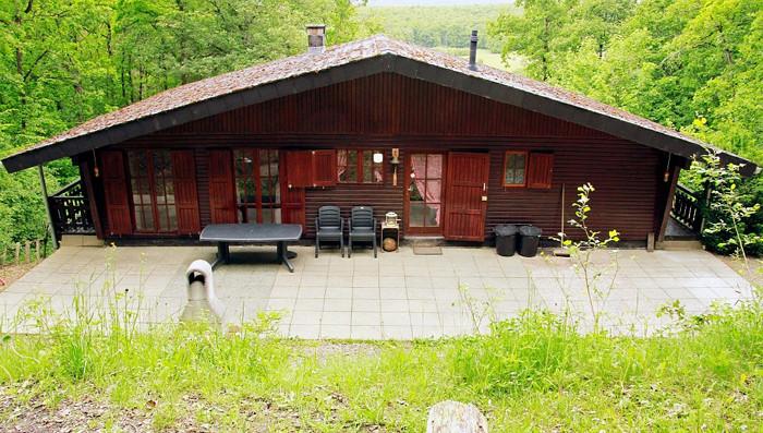 't boshuisje vak.huis Belgische Ardennen Dion 8P