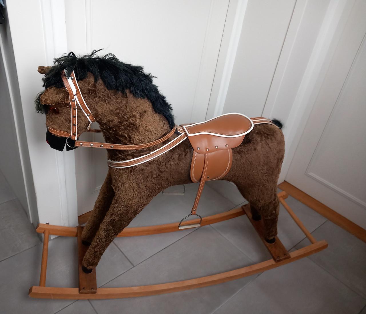 Houten hobbelpaard Vintage