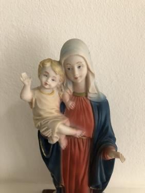 Zeer mooi gaaf heilig Maria met kindje Jezus beeld