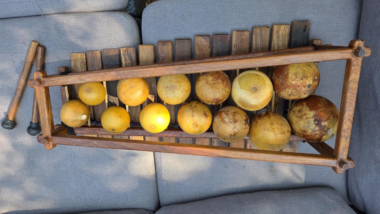 Unieke Kankaba Balafon - Handgemaakt Afrikaans Instrument