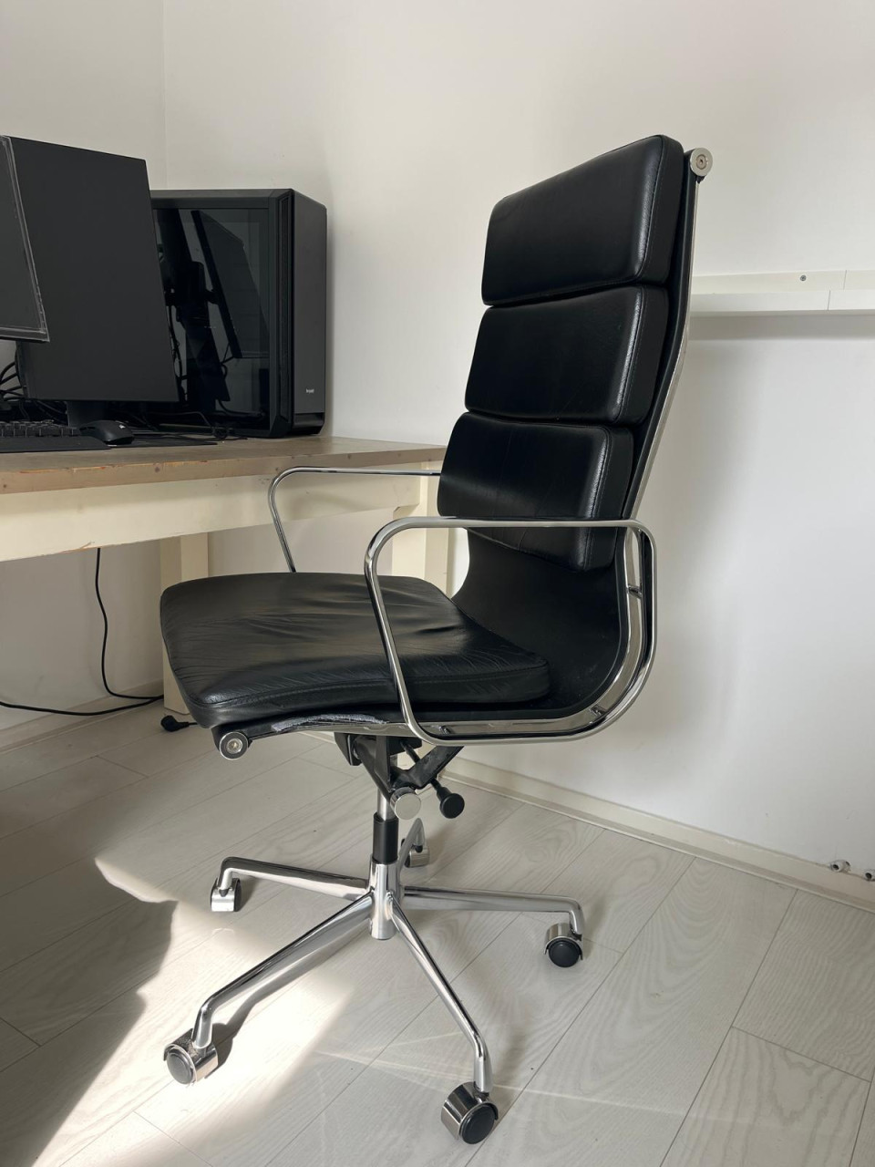 Luxe leren bureaustoel