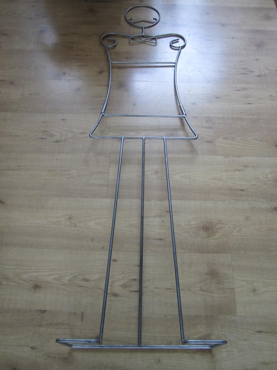 Paspop Metaal  H=163 cm  B=43 cm