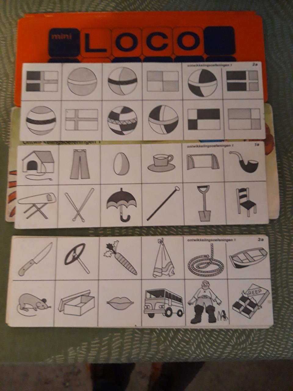 Mini Loco met boekje ontwikkelingsoefeningen  ca 1975