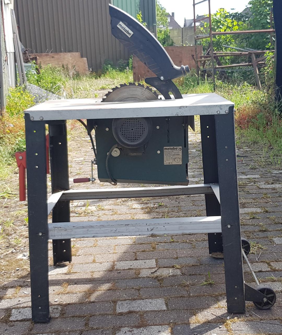 Tafelzaag / bouwcirkelzaak metabo