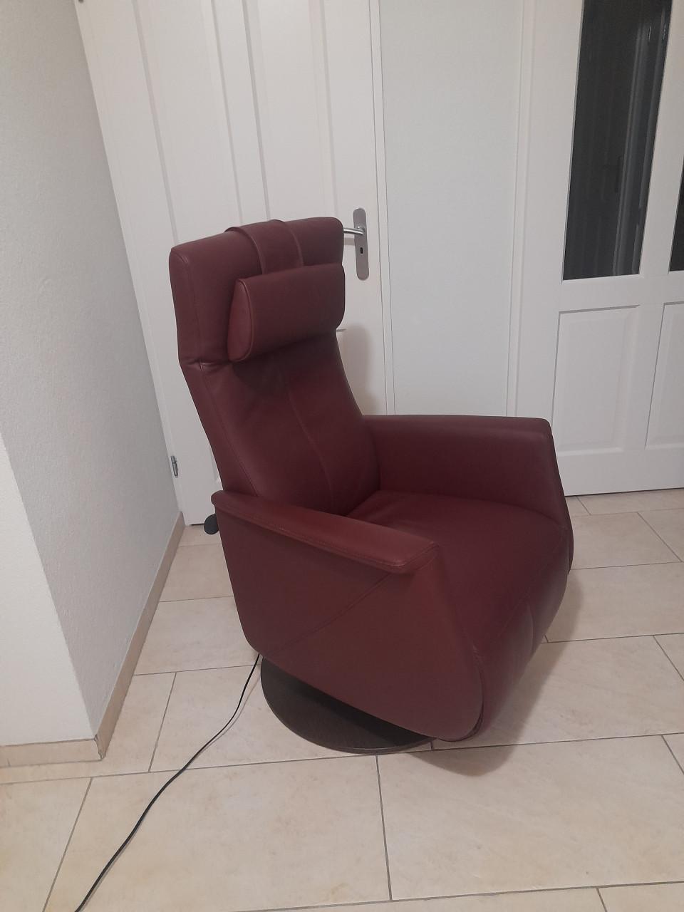 Prominent lederen Sta- op- stoel (in goede nette staat )