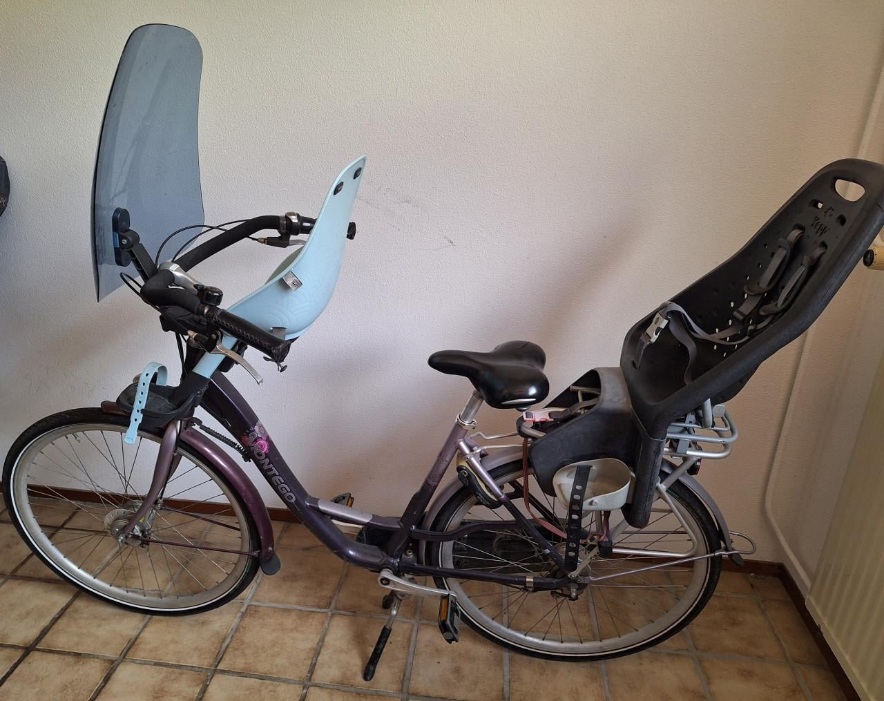 Moederfiets met zitjes