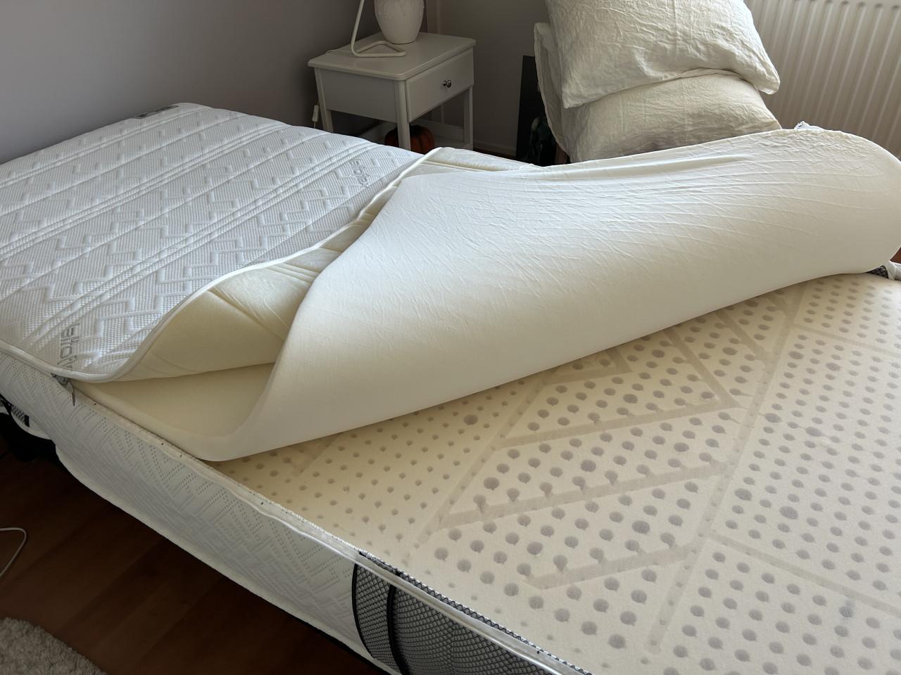 Matras Lattoflex Optimum Fusion natuurlatex met idem topper