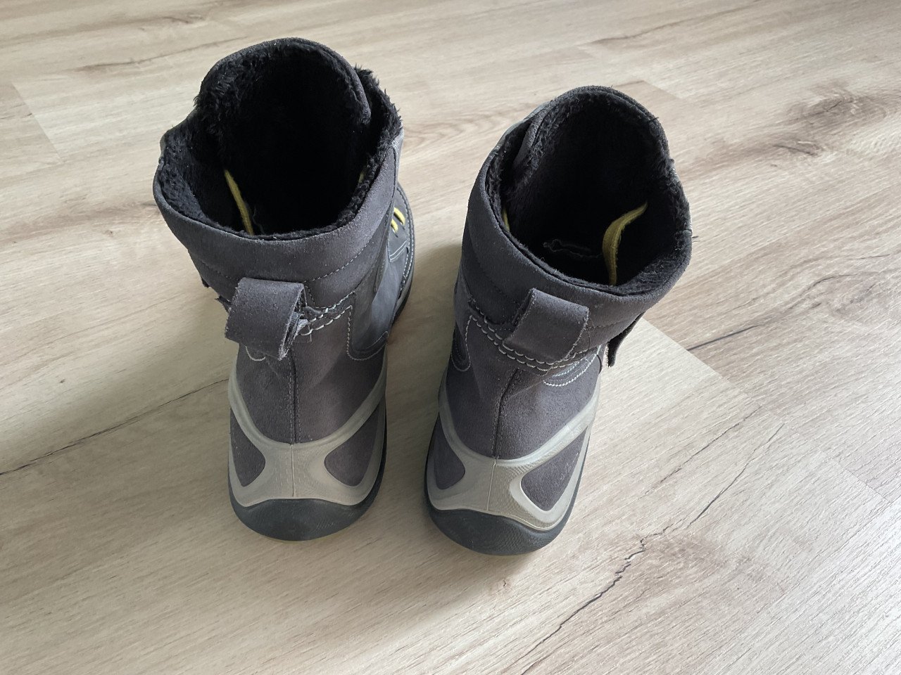 Ecco Biom hoge gore-tex wandelschoen sneaker, mt. 42, kleur grijs