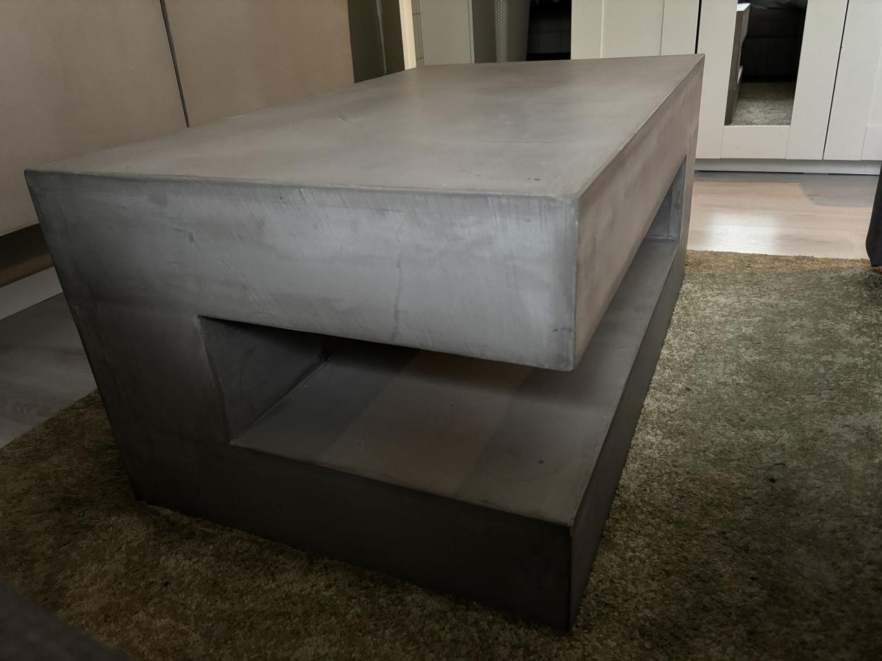 Meubelset betonlook (eetkamertafel, salontafel en tv meubel)