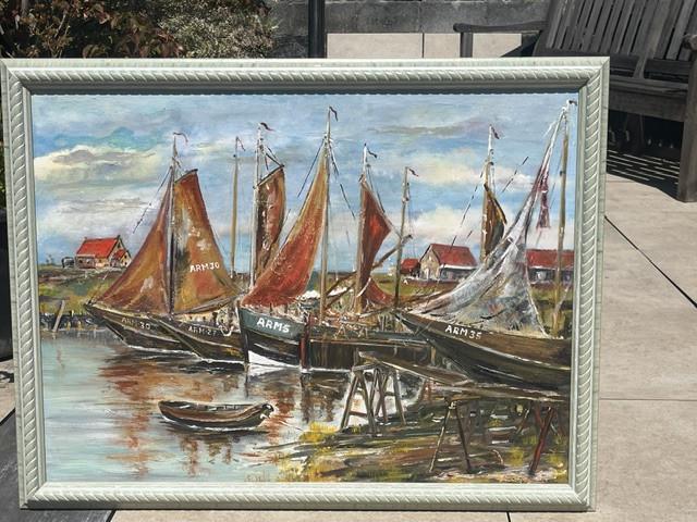 Kleur op de werf van Arnemuiden toen het nog een echte  werf was
