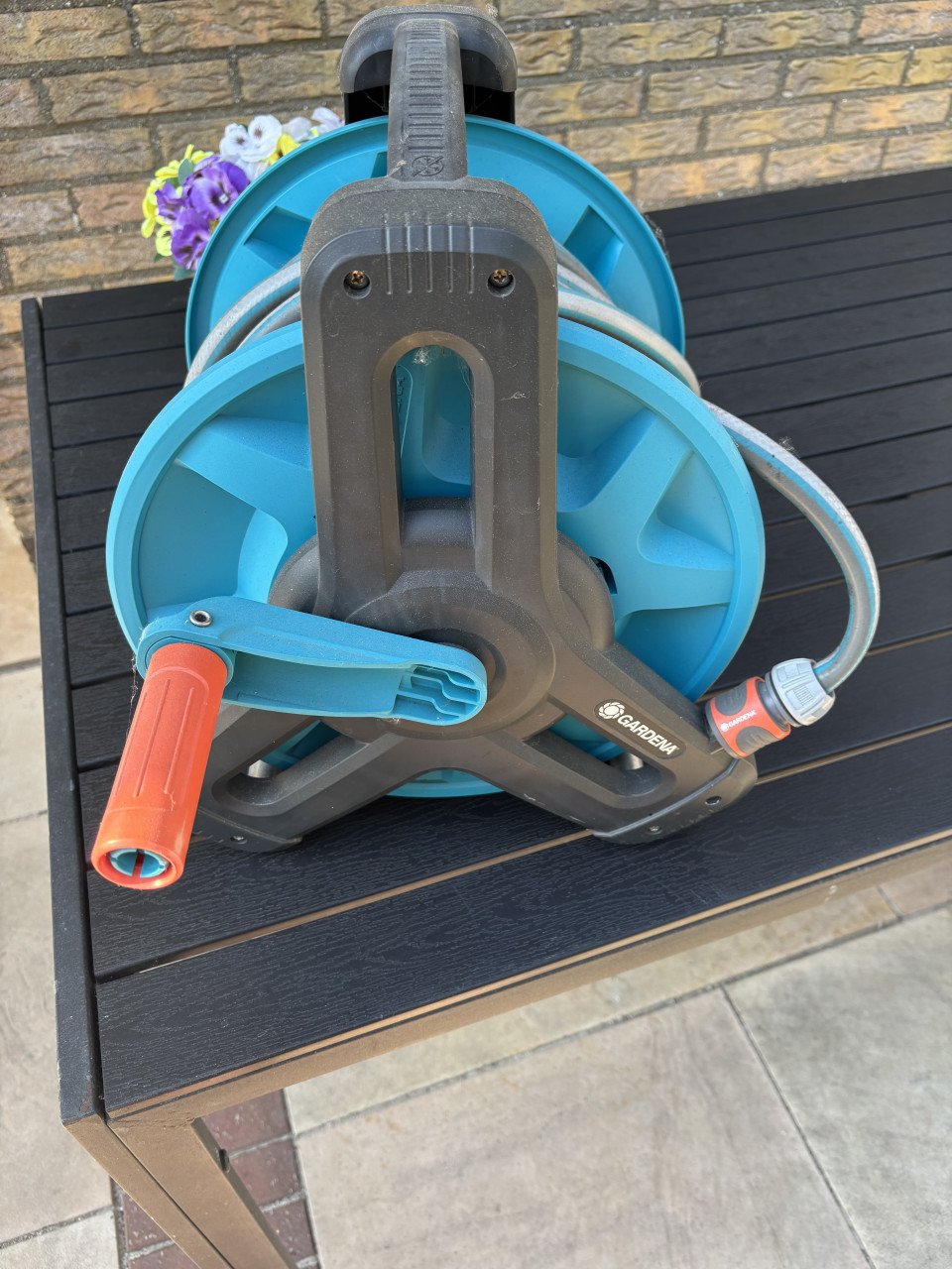 Gardena slanghouder met tuinslang