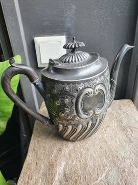 Prachtige antieke thee of koffiepot (veel merken, zie fotos)