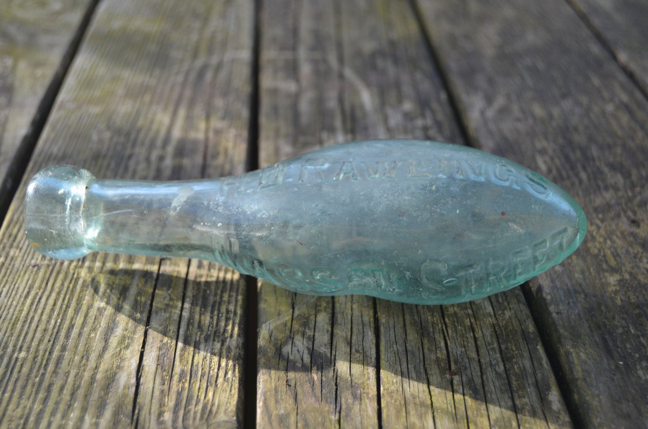2 Blob-top torpedobottles flessen dus