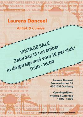 Vintage sale