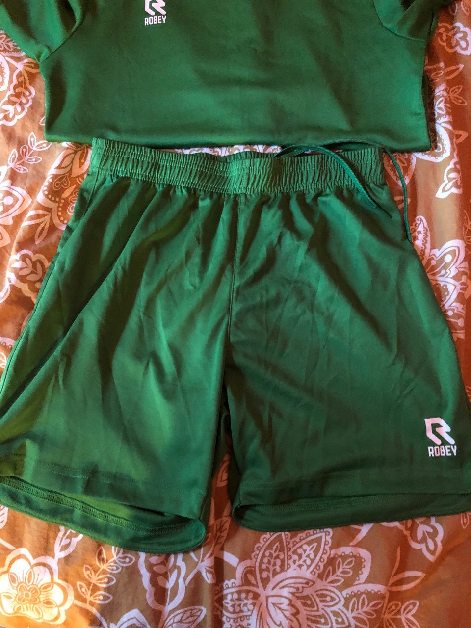 Robey, trainingsset (shirt + short), M, groen