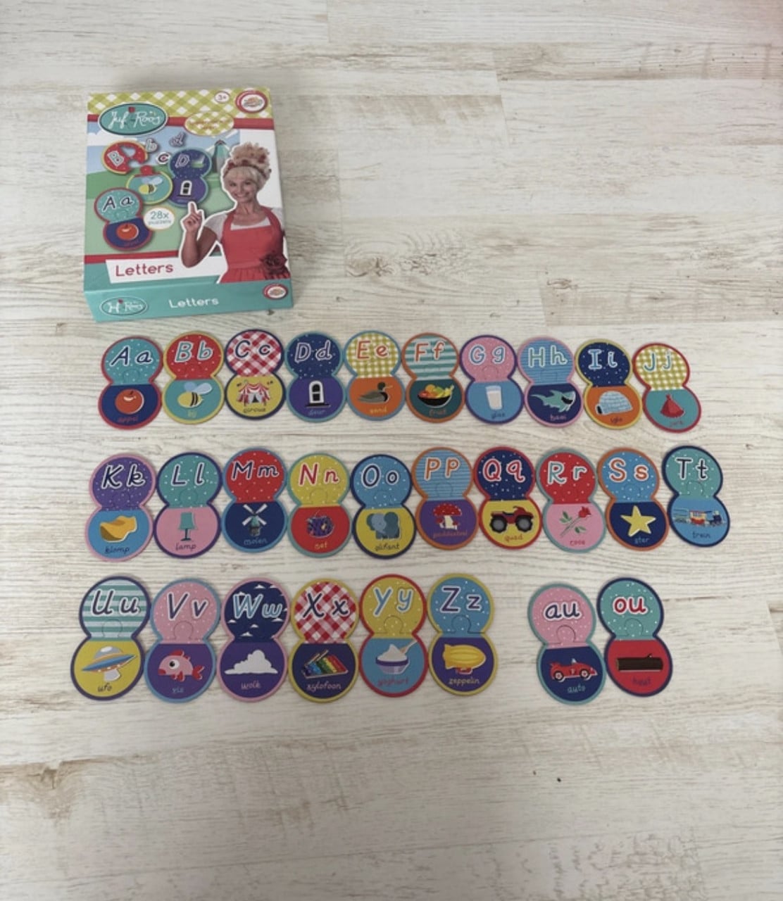 Juf Roos puzzel alfabet