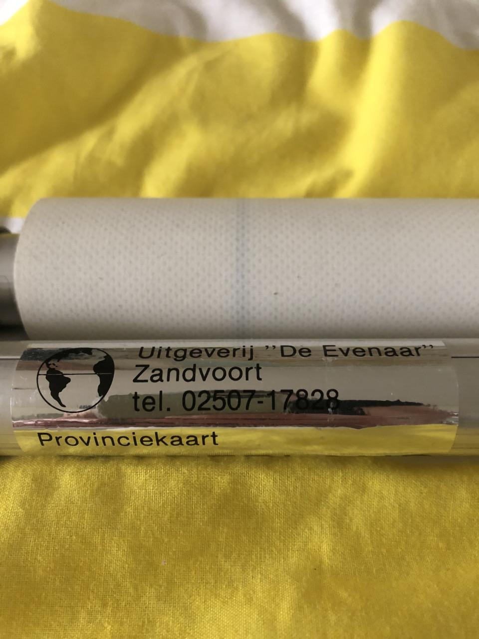 Wandkaart diverse provincies