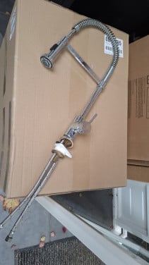 Keukenkraan met uittrekbare sproeikop