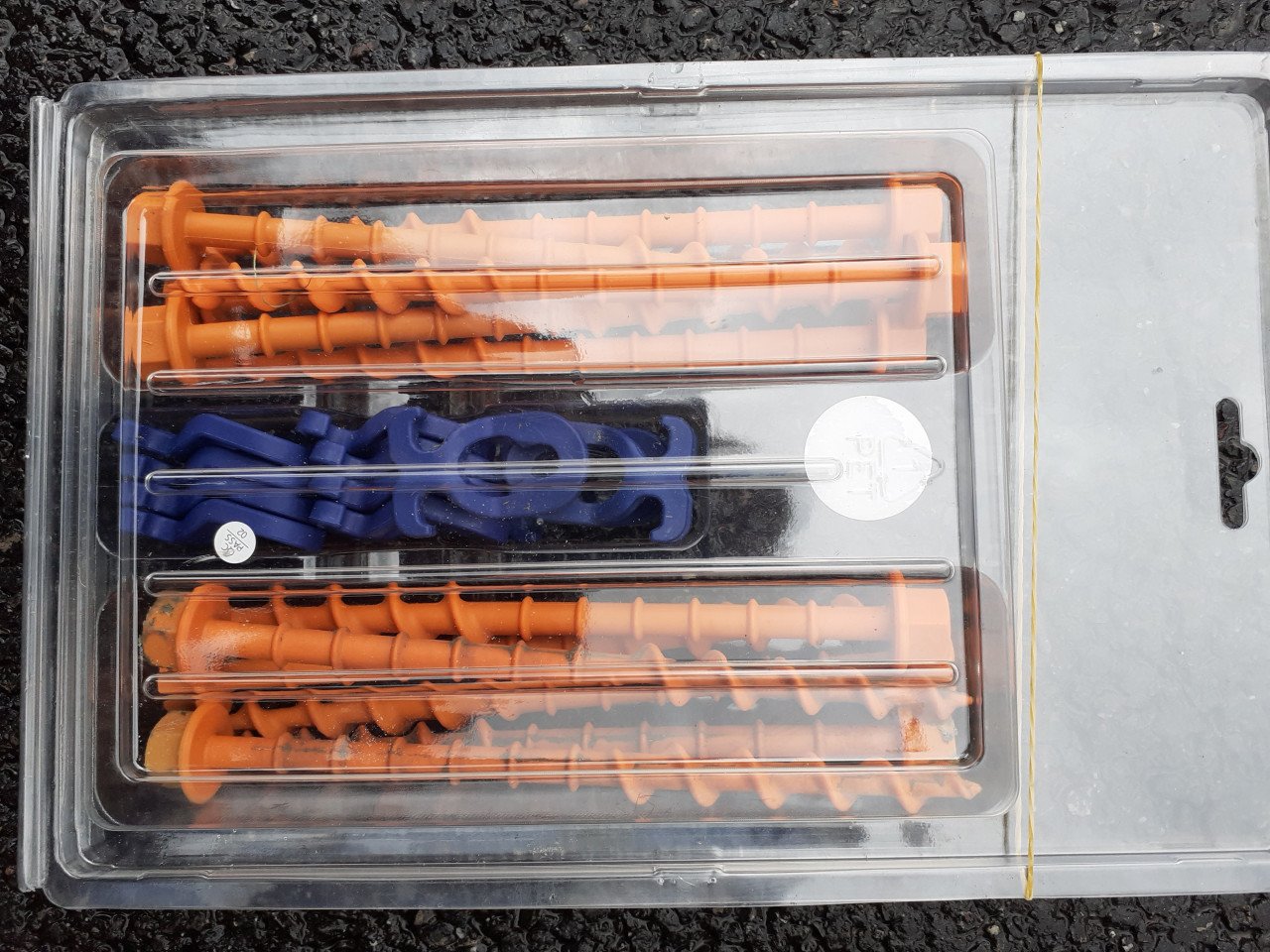 Schroefharingen voor tent/voortent en rotspen haringen