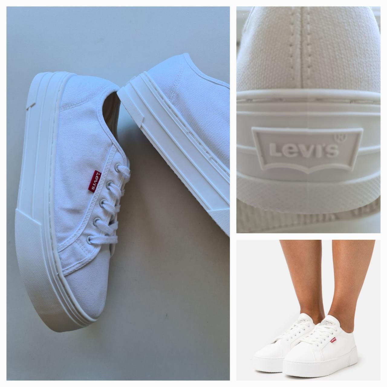 Nieuw ! Witte sneakers van Levi's Maat 41 / Maat 8