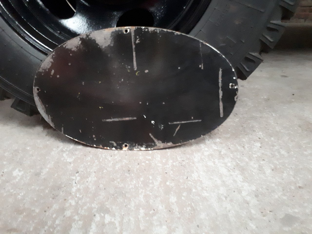 Emaille Shell bord