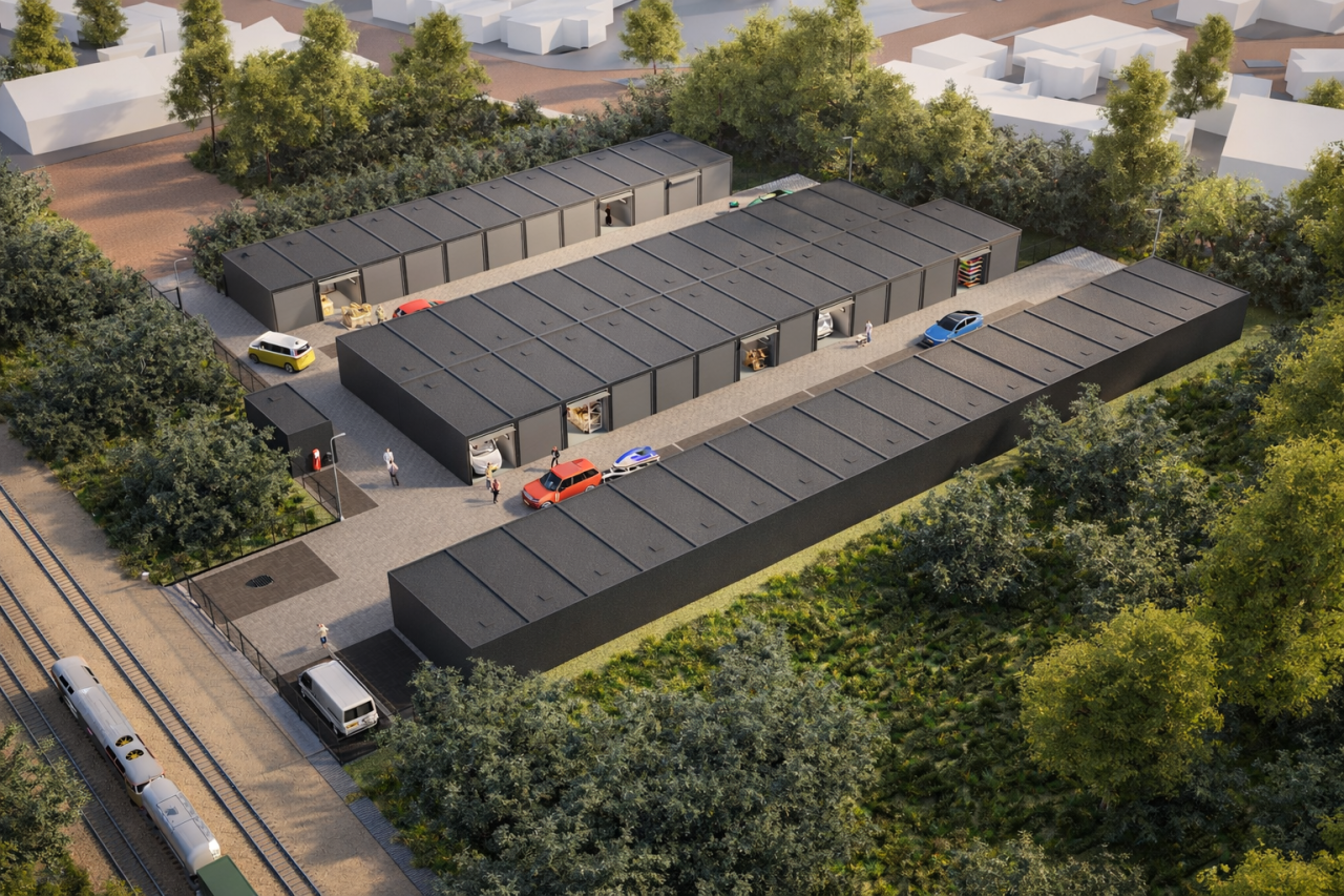 TE KOOP | Ruime XL garageboxen in Sas van Gent