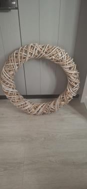 Rieten rotan krans 70 cm doorsnede