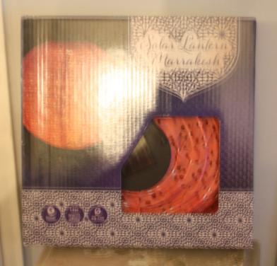 Nieuw in verpakking solar lantaren oranje