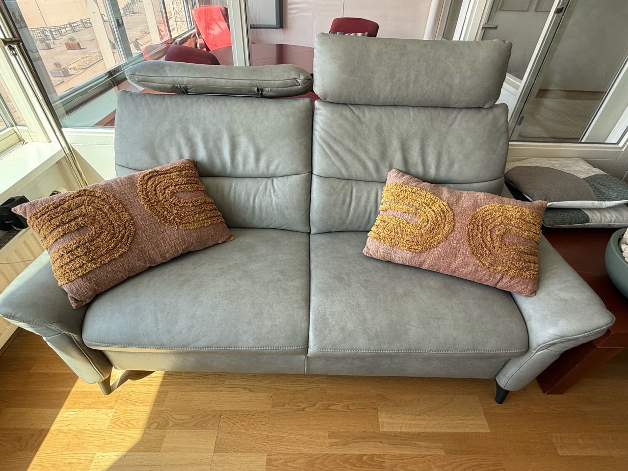 Senioren 2-zits bank met elektrische stoel en sta-op-stoel met verwarming